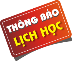 LỊCH HỌC VĂN HÓA VÀ THI TỐT NGHIỆP THÁNG 10/2018