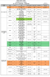 Thông Báo Lịch Học Tuần Mới Từ Ngày 24/08/2020- 29/08/2020. 
